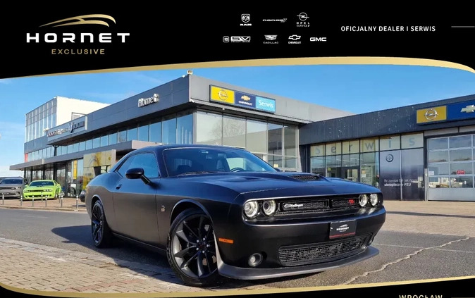 samochody osobowe Dodge Challenger cena 259900 przebieg: 58500, rok produkcji 2019 z Chełmno